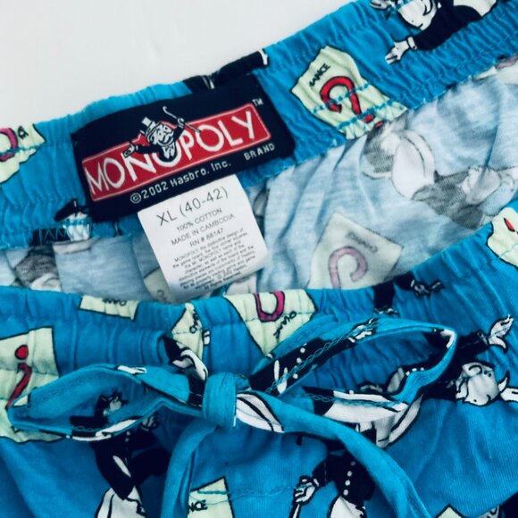 MONOPOLY Men's Pajama Lounge Pants NWT Size XL 40-42 - Picture 1 of 7